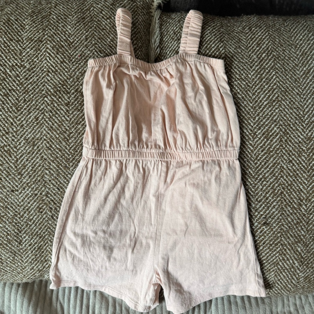 Old‎ Navy Girls Romper Summer Sunsuit Shorts Pink Sleeveless 5T